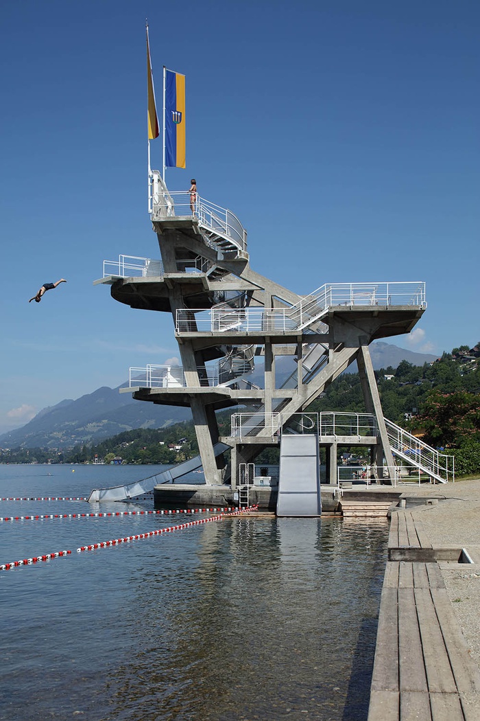 Der Sprungturm Millstatt von Hohengasser Wirnsberger Architekten fand auch Beachtung.