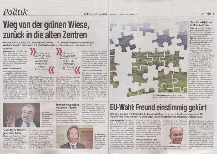 KTZ_17.01.2014_Weg von der grünen Wiese