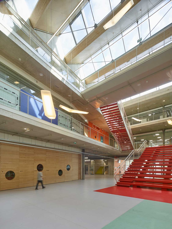 Bundeschule Aspern (Staatspreis Architektur & Nachhaltigkeit 2019: Fasch Fuchs Architekten)