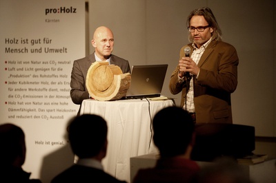 Holzbaugespräch 2013 – Fritz Klaura, Kurt Pock
