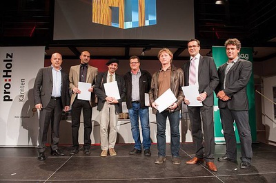 Holzbaupreis Kärnten 2013 – Berufsfeuerwehr Klagenfurt
Planung: ARGE Martin Weiss & Oitzinger
Bauherr: Landeshauptstadt Klagenfurt Immobilien KG
Tragwerksplanung: DI Martin Mitterdorfer
Ausführung: OASYS baut GmbH
Kategorie: Öffentliche Bauten