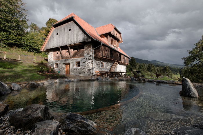 Block im Stadel, Lendarchitektur